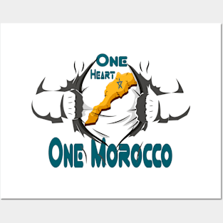one Morocco One Heart Cultural Fusion: One Heart, One Morocco Posters and Art